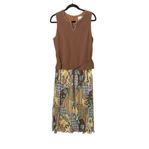 Sheri Martin New York Y2K Vintage Boho Maximalist Maxi Dress Women’s Size 10